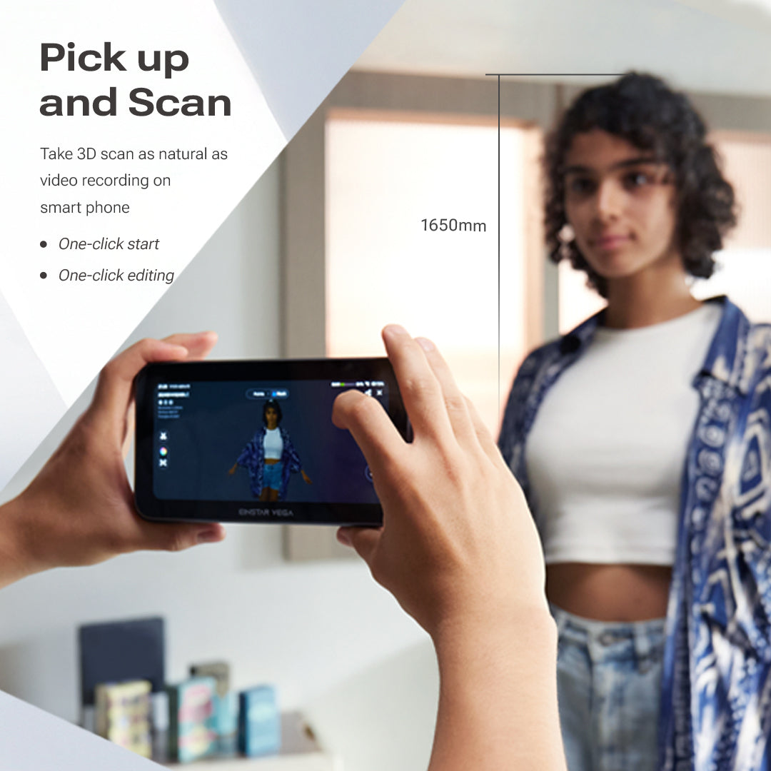 EINSTAR VEGA – Kabelloser All-In-One-3D-Scanner