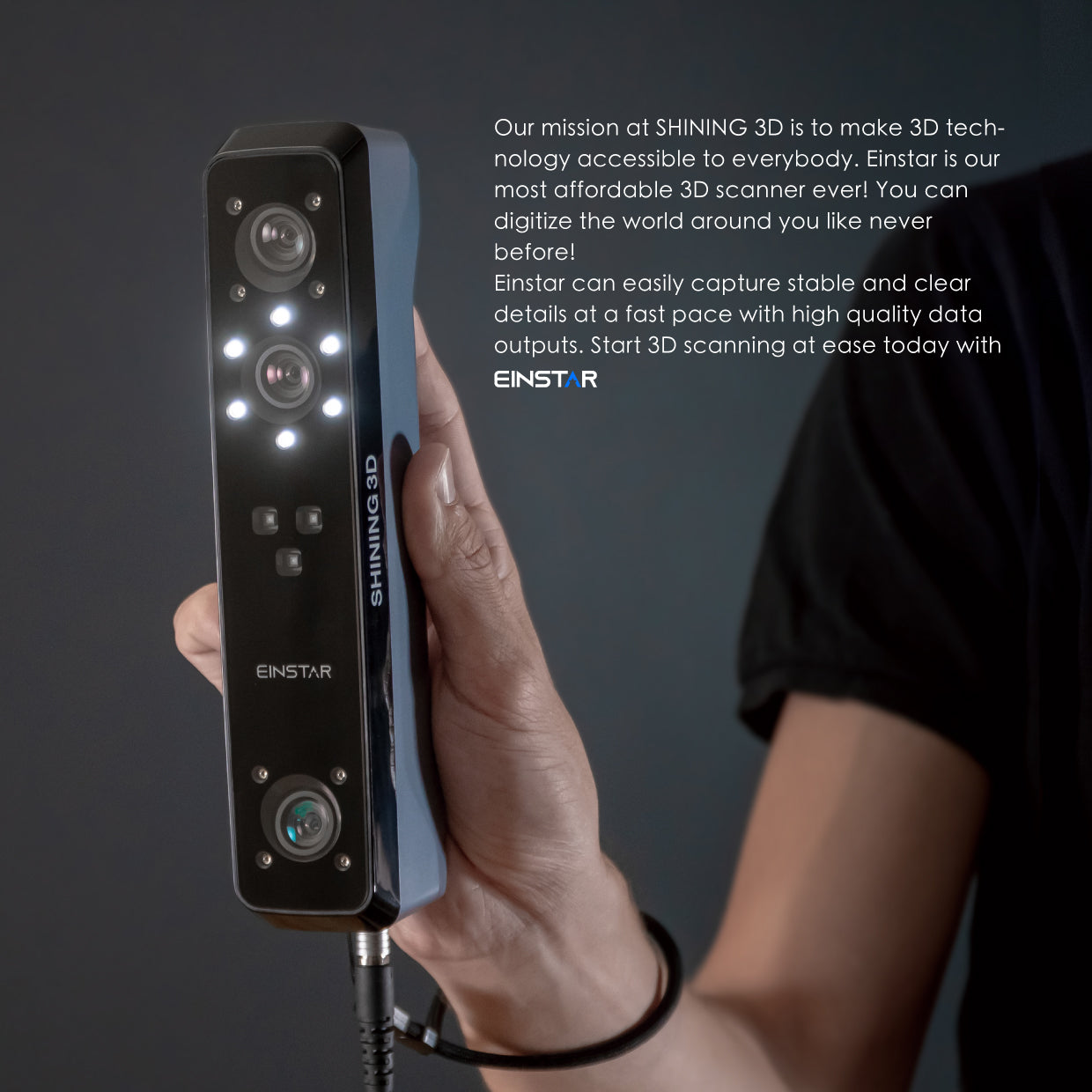 EINSTAR – Tragbarer Handgeführter 3D-Scanner