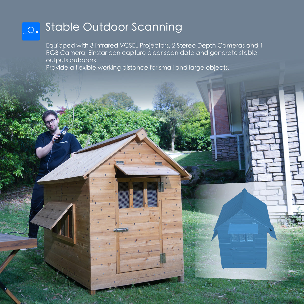 EINSTAR-Portable Handheld 3D Scanner