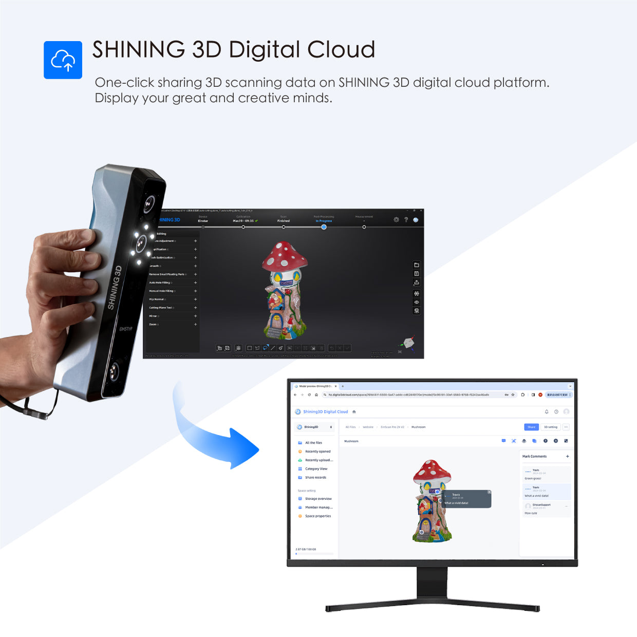 EINSTAR-Portable Handheld 3D Scanner