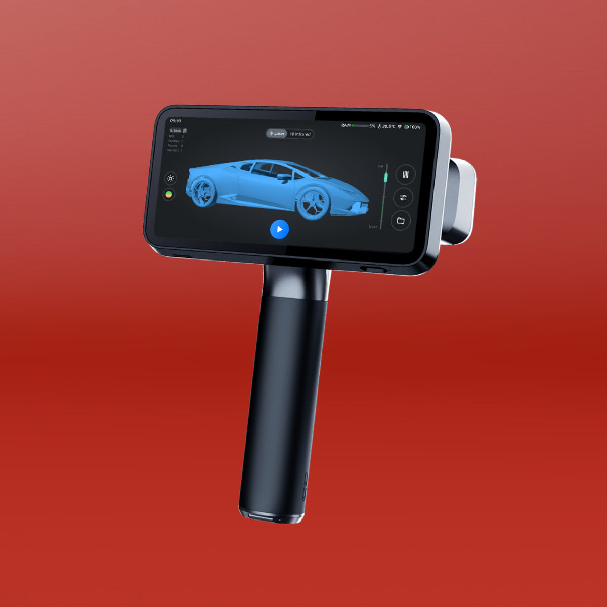 EinScan Rigil | Der Tri-Mode Laser 3D-Scanner