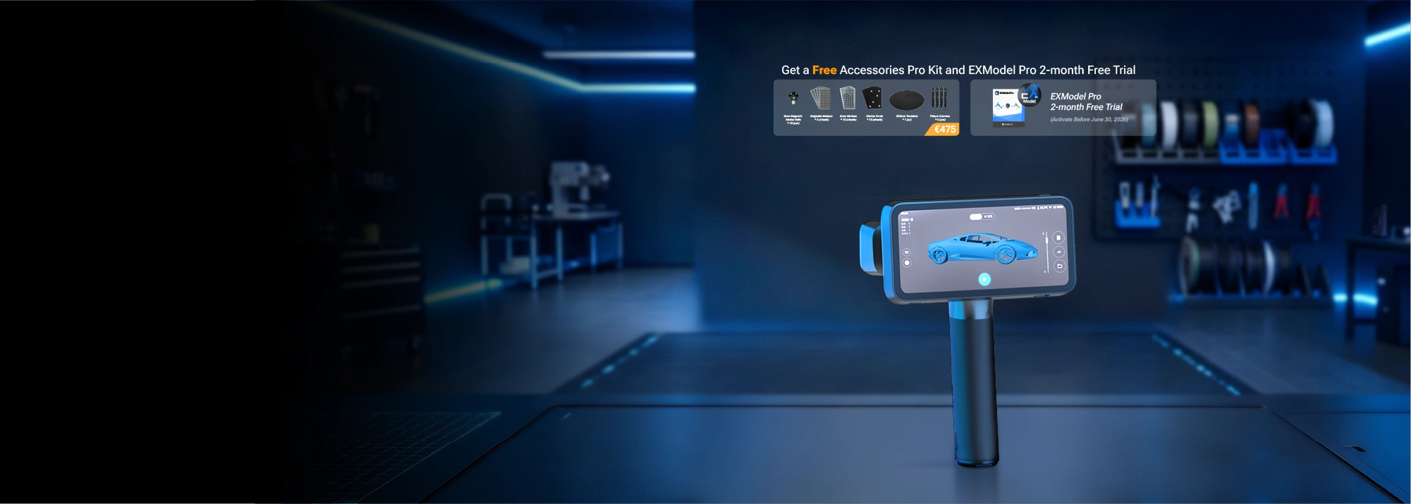 EinScan Rigil 3d scanner
