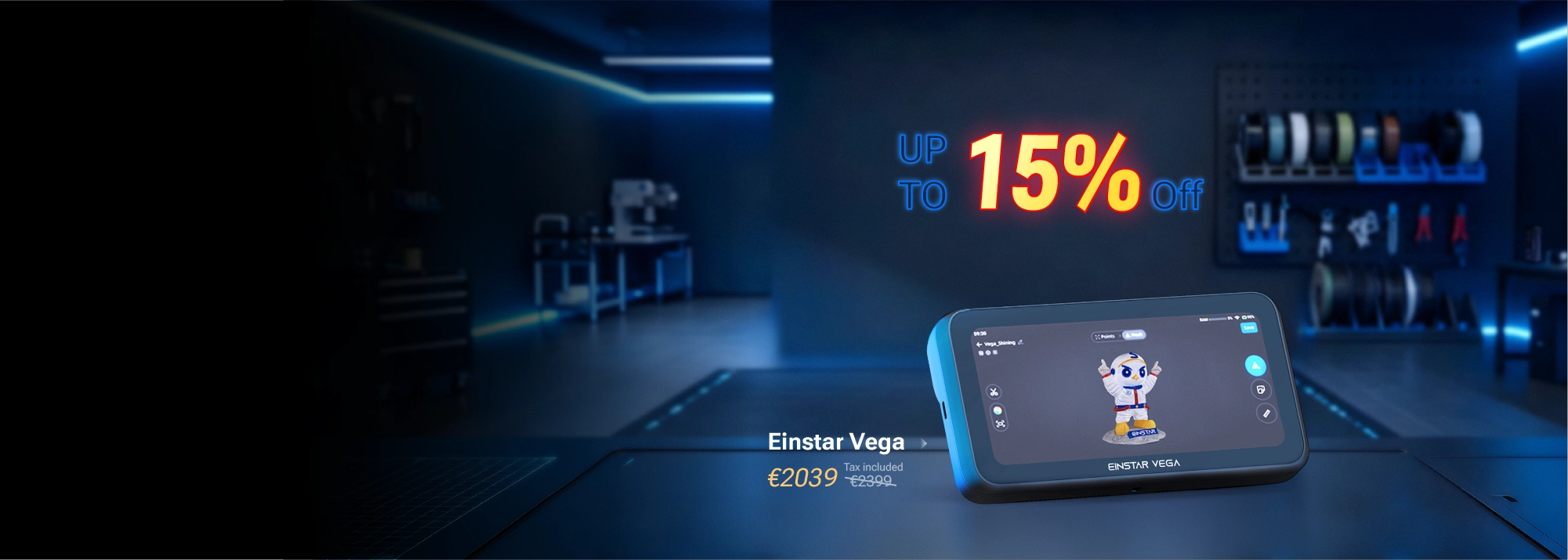 einstar vega 3d scanner