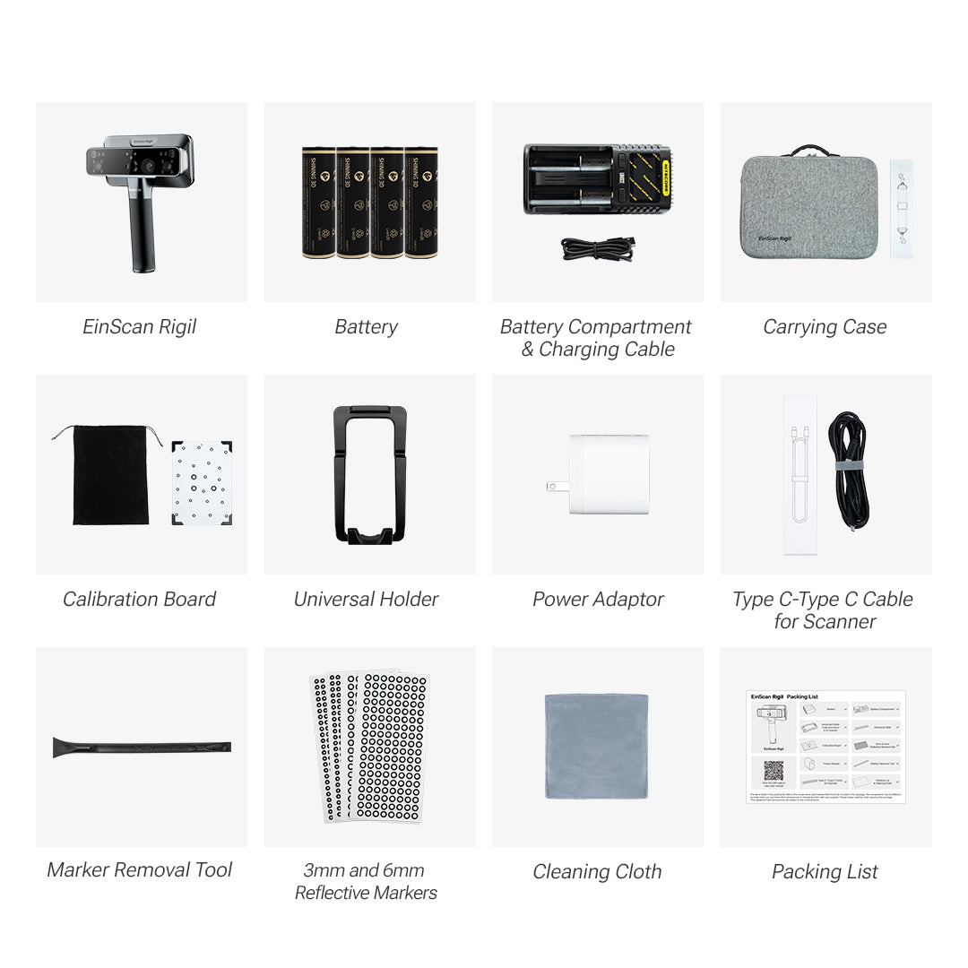 EinScan Rigil | Der Tri-Mode Laser 3D-Scanner