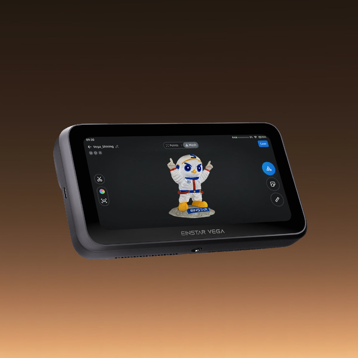 EINSTAR VEGA-Wireless All-In-One 3D Scanner